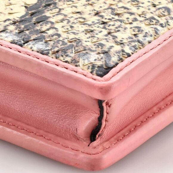 Gucci Horsebit 1955 Chain Wallet Python Neutral, Pink - Picture 6 of 7